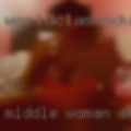 Middle woman shower
