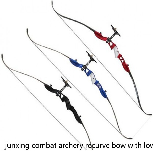 junxing combat archery recurve bow with low draw weight and metal riser F155
