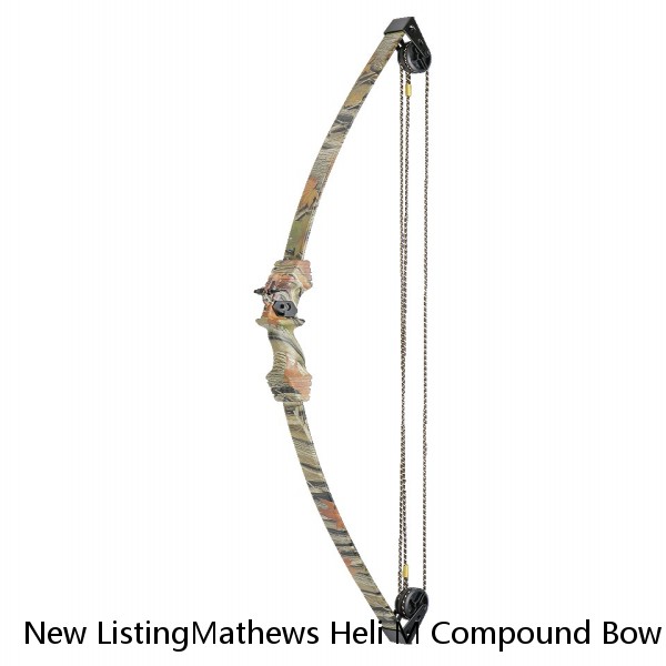 New ListingMathews Heli M Compound Bow W/ Case, Arrows - RH - Unknown Draw Length, Weight