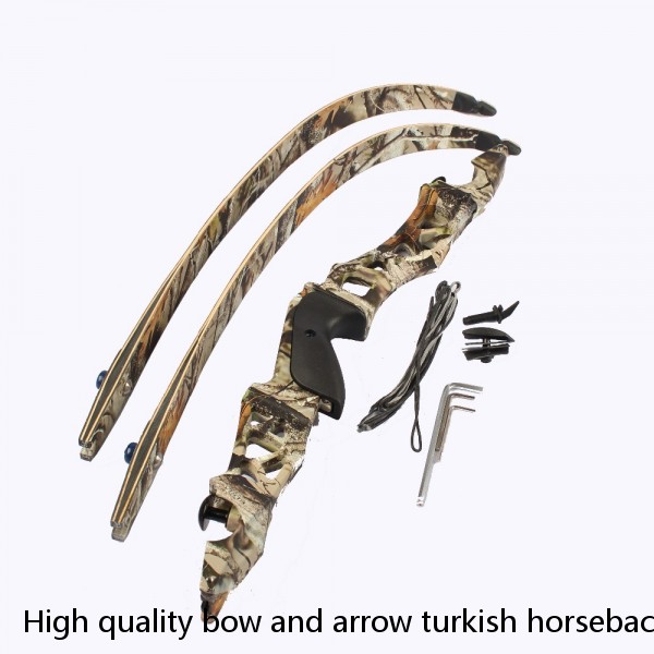 High quality bow and arrow turkish horseback recurve bow traditional adult shooting horsebow