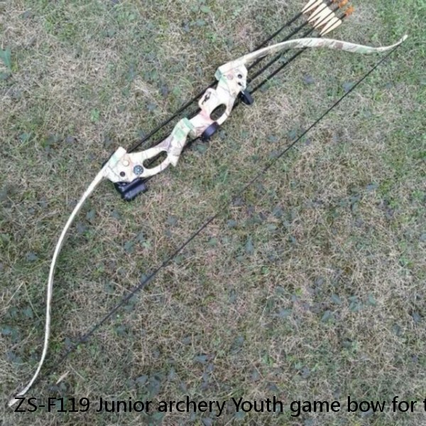 ZS-F119 Junior archery Youth game bow for teenagers take down kids Recurve bow for children practice with Strong Nylon riser