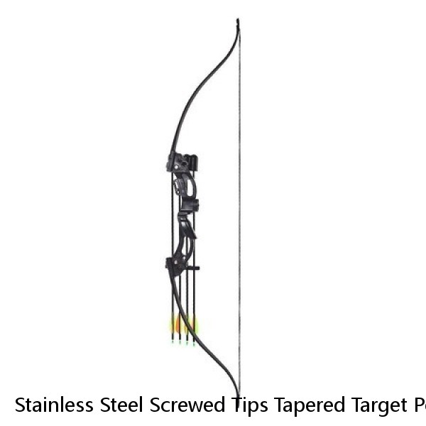 Stainless Steel Screwed Tips Tapered Target Points 70 ~100GR