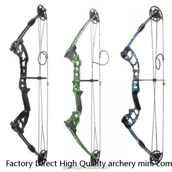 Factory Direct High Quality archery mini compound bow set cheap arrows compound bow