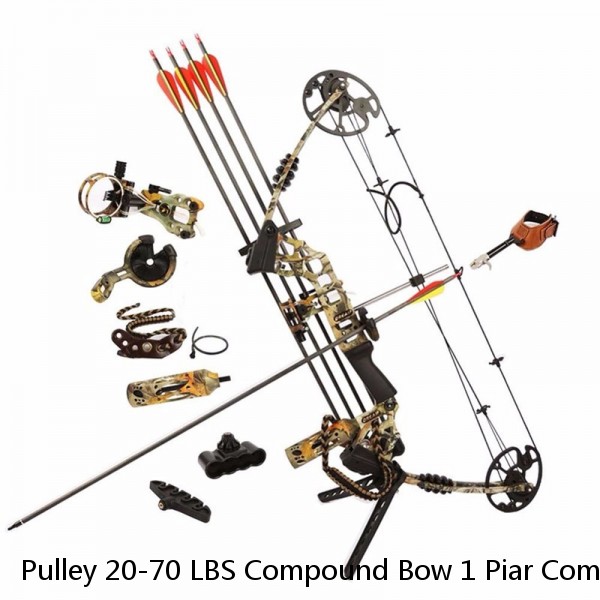 Pulley 20-70 LBS Compound Bow 1 Piar Compound Bow  DIY Junxing M120/M125 Archery