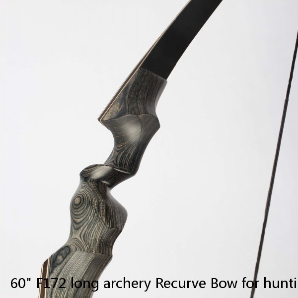 60" F172 long archery Recurve Bow for hunting