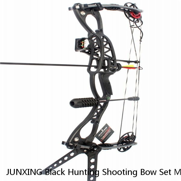 JUNXING Black Hunting Shooting Bow Set M122 Caesar Compound Bow for Human Outdoor Hunting China Archery Set