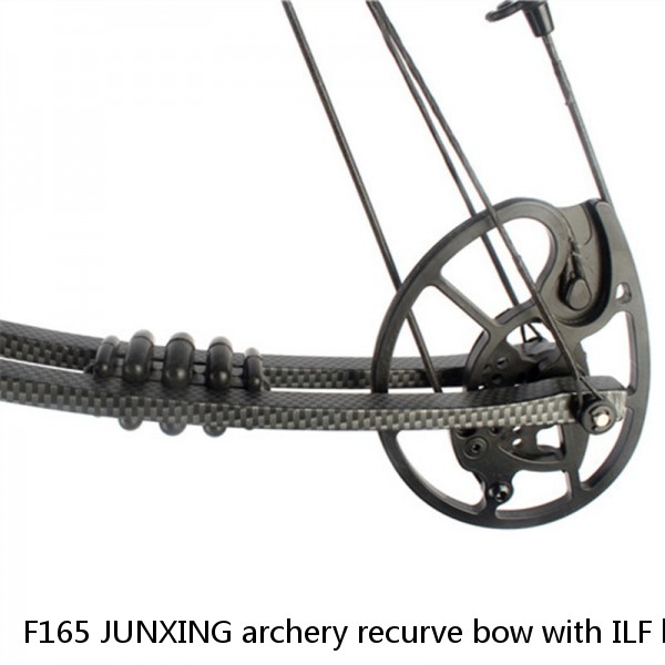 F165 JUNXING archery recurve bow with ILF limbs new design for competition sports hunting and shooting