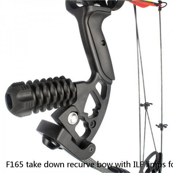 F165 take down recurve bow with ILF limbs for archery shooting