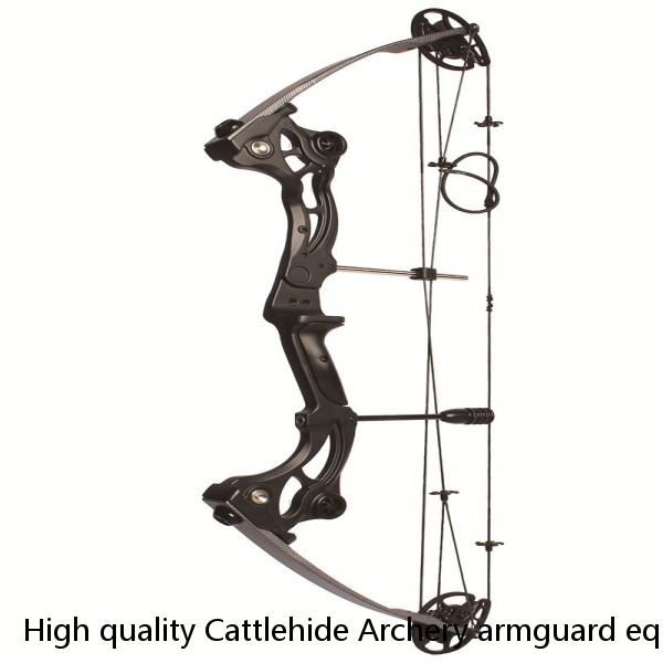 High quality Cattlehide Archery armguard equipped with leather competitive archery bracer outdoor hunting pure cowhide guard arm