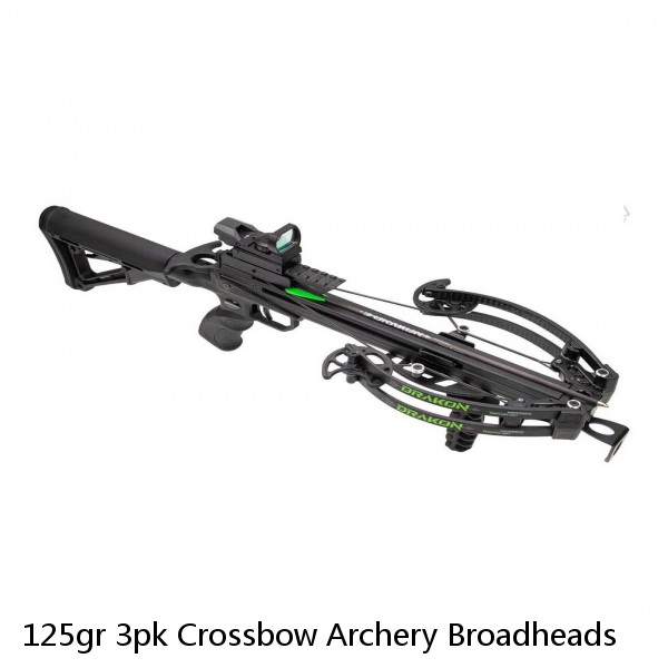 125gr 3pk Crossbow Archery Broadheads